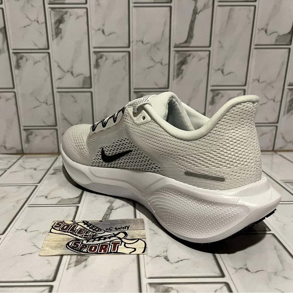 New Nike Air Zoom Pegasus 41 Running Training Gym Shoes Womens White Black - Picture 10 of 11